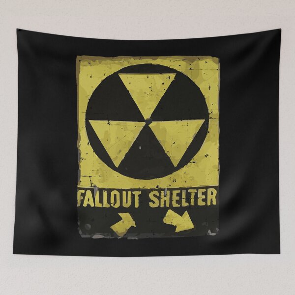 Item preview, fallout shelter dirty sign  designed and sold by blrhwwd19.