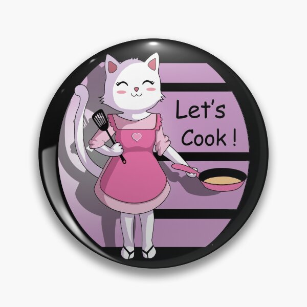 Item preview, Lets Cook , kawaii Cat Cute Japanese Anime Cat Lovers designed and sold by SaliDesigner.