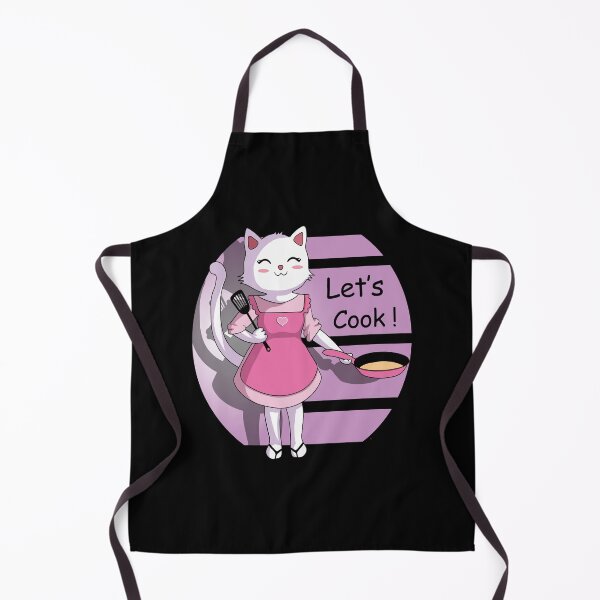 Item preview, Lets Cook , kawaii Cat Cute Japanese Anime Cat Lovers designed and sold by SaliDesigner.