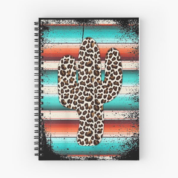 Item preview,  Funny Leopard Cactus Serape Cactus print Turquoise  designed and sold by PinkieSalter.
