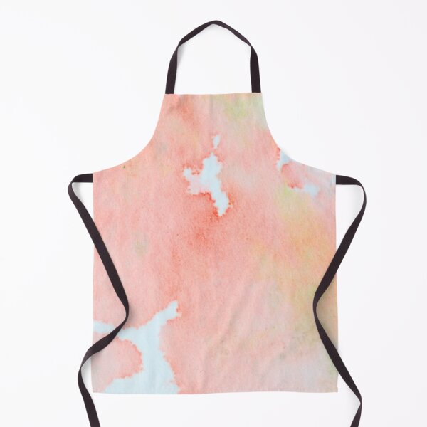 Item preview, Orange Peach Watercolor Ink Patches Abstract Pattern designed and sold by hearthearts.