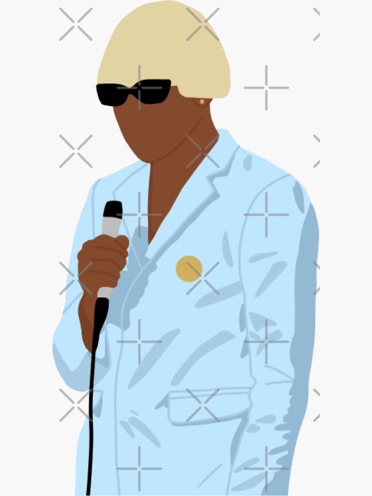 Tyler The Creator (Hat) Celebrity Mask, Flat Card Face