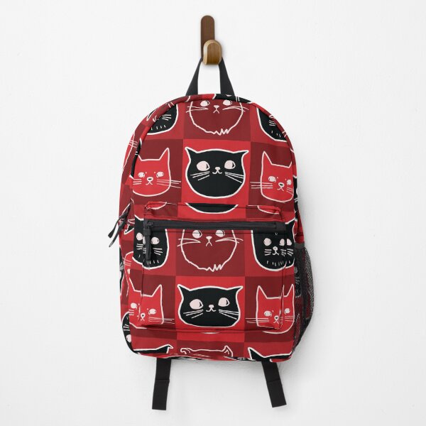 Item preview, 4 Illustrated Cats [Red Monochromatic] designed and sold by Kids-Playground.