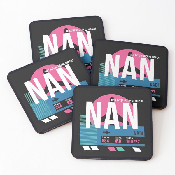 Item preview, Nadi Fiji (NAN) Airport Code Baggage Tag designed and sold by SLAG-Creative.