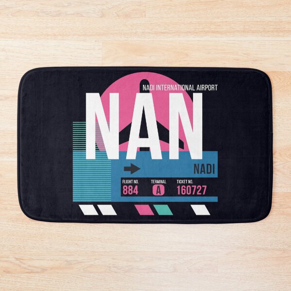 Item preview, Nadi Fiji (NAN) Airport Code Baggage Tag designed and sold by SLAG-Creative.