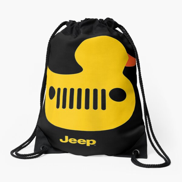 Duck Duck Jeep Grille Drawstring Bag