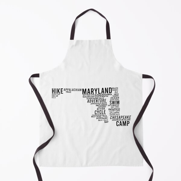 Item preview, Maryland Outdoor Word Art State Outline - Black Text designed and sold by VanyaKar.