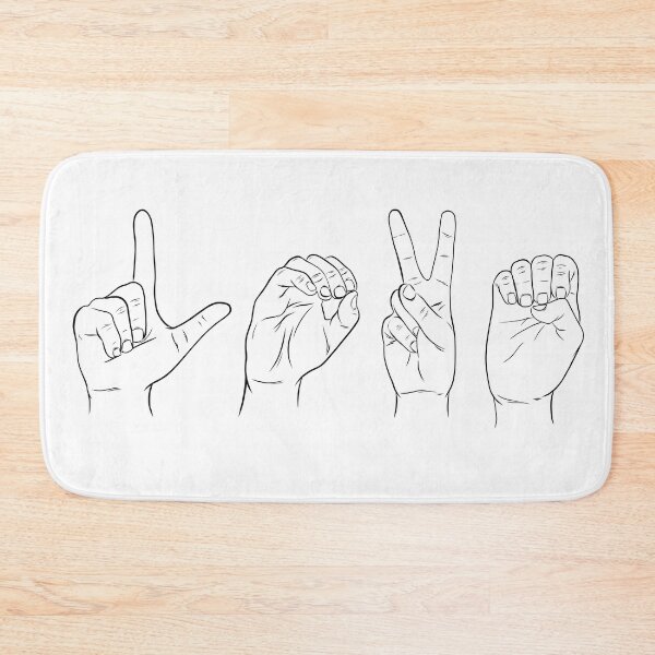Item preview, L-O-V-E Outline  designed and sold by rmcbuckeye.