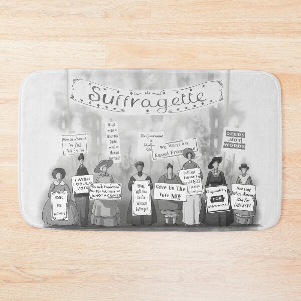 Item preview, Suffragette - Black & White designed and sold by MaryJaneRC.