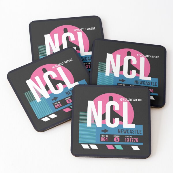 Item preview, Newcastle, England (NCL) Airport Code Baggage Tag designed and sold by SLAG-Creative.