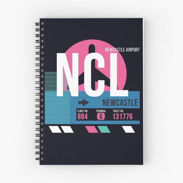 Item preview, Newcastle, England (NCL) Airport Code Baggage Tag designed and sold by SLAG-Creative.