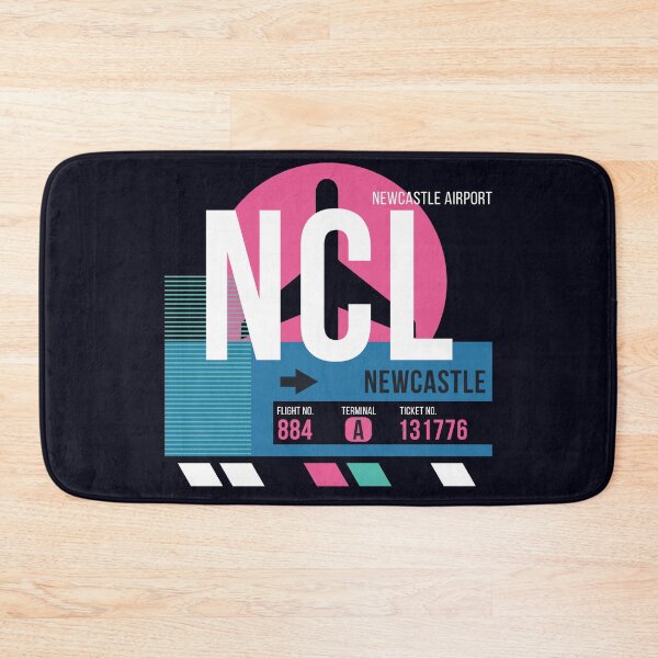 Item preview, Newcastle, England (NCL) Airport Code Baggage Tag designed and sold by SLAG-Creative.