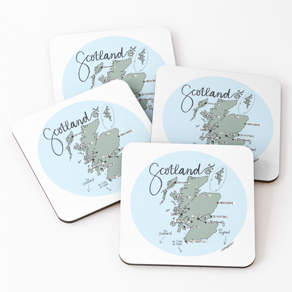 Item preview, Coasters (Set of 4) designed and sold by Rousalie.