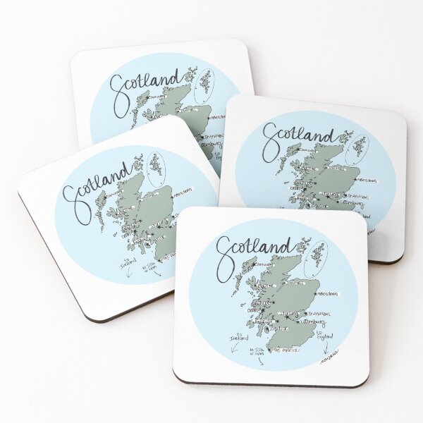 Item preview, Scotland - Map designed and sold by Rousalie.