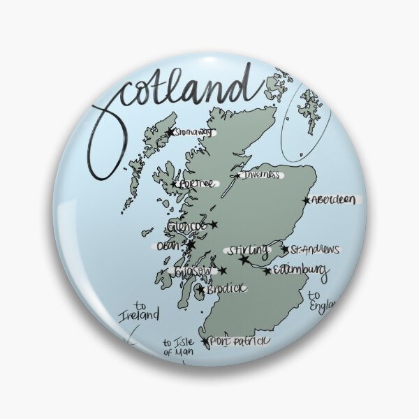 Item preview, Scotland - Map designed and sold by Rousalie.