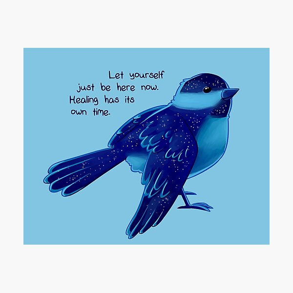 Item preview, "Healing Has its Own Time" Bird designed and sold by thelatestkate.