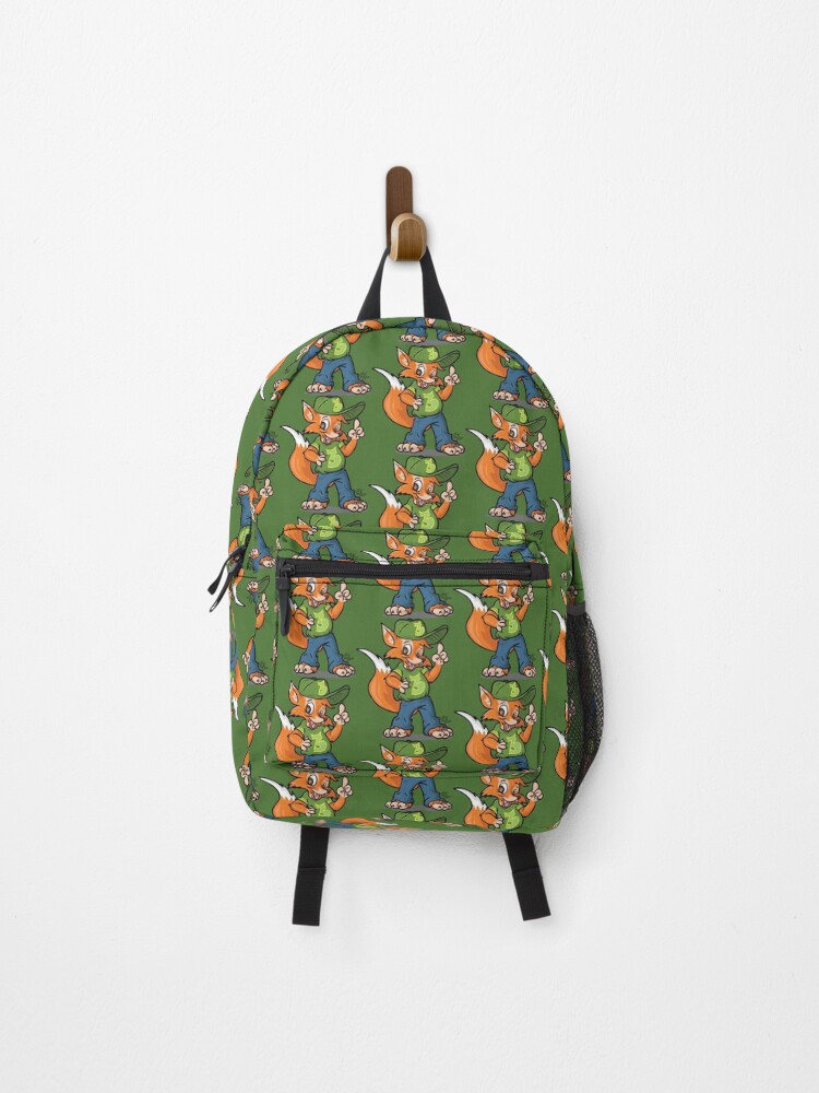 Thumbnail 1 of 3, Backpack, Fox Boy designed and sold by JohnnyPraize.