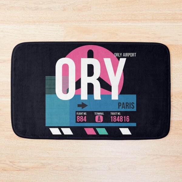 Item preview, Paris Orly (ORY) Airport Code Baggage Tag designed and sold by SLAG-Creative.