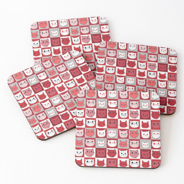 Item preview, Sixteen Cats [Red and White] designed and sold by Kids-Playground.