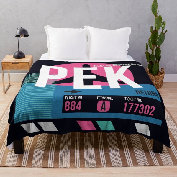 Item preview, Beijing, China (PEK) Airport Code Baggage Tag designed and sold by SLAG-Creative.