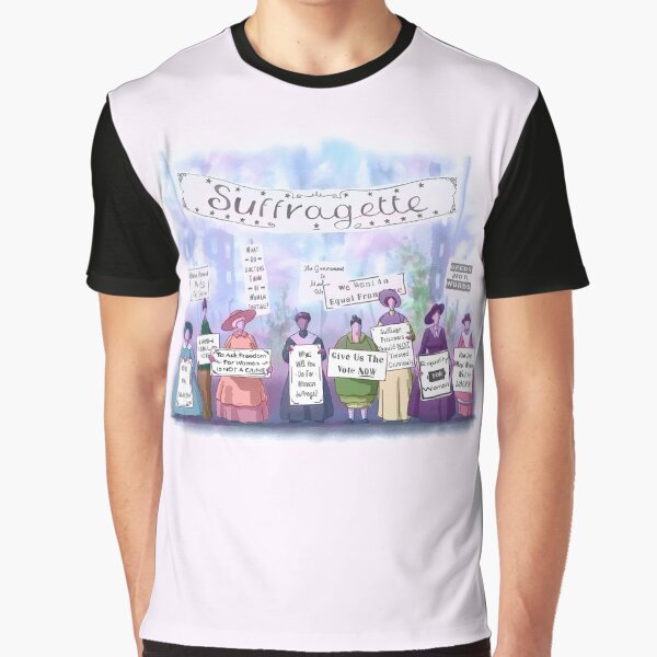 Vista previa del artículo con la obra «Sufragista - Coloreada», diseñado y vendido por MaryJaneRC.