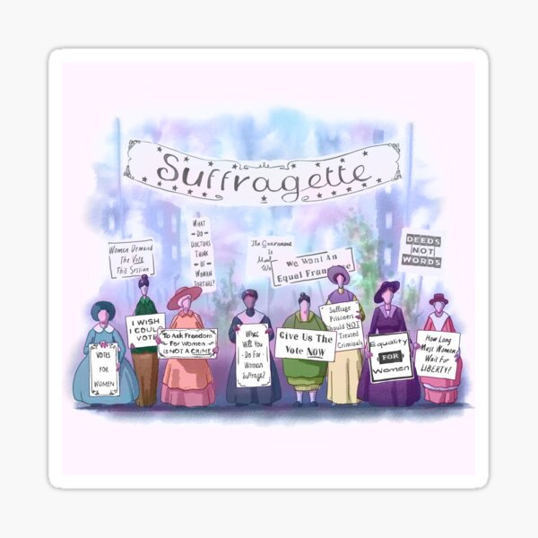Artikel-Vorschau von Suffragette - Koloriert, designt und verkauft von MaryJaneRC.