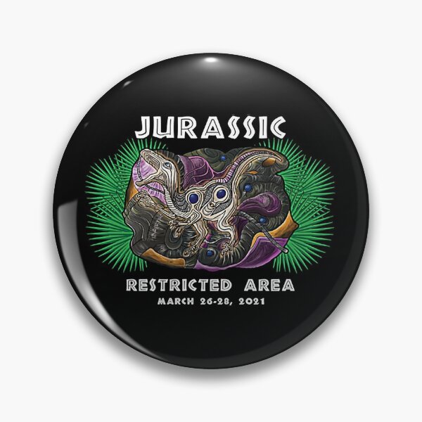 Item preview, Jurassic Restricted Area T-Shirt designed and sold by ongcong0202.