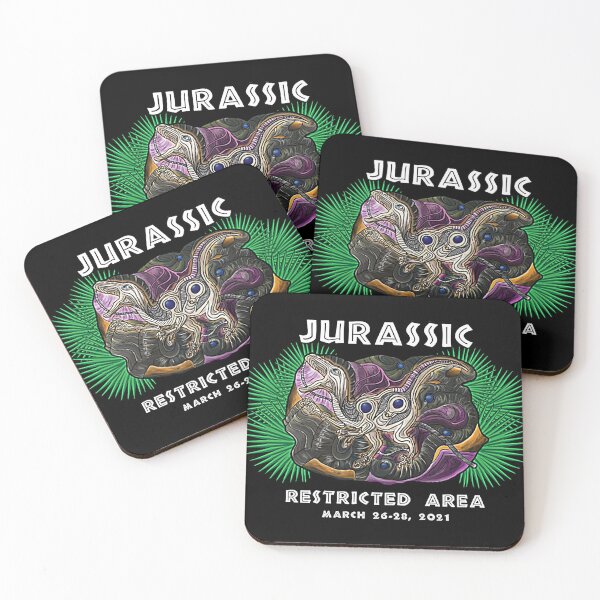 Item preview, Jurassic Restricted Area T-Shirt designed and sold by ongcong0202.