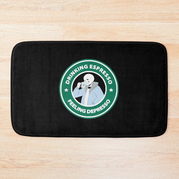 Item preview, Sans Undertale - Drinking Espresso, Feeling Depresso  designed and sold by bradleecjc87.