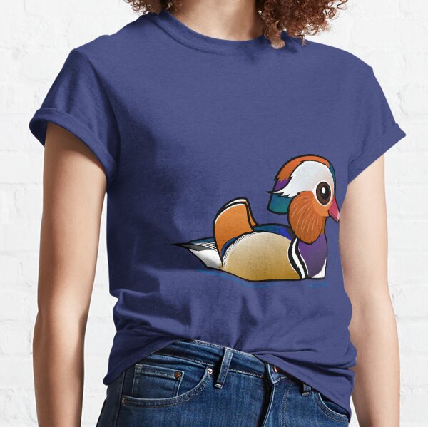 Cute Cartoon Mandarin Duck Classic T-Shirt