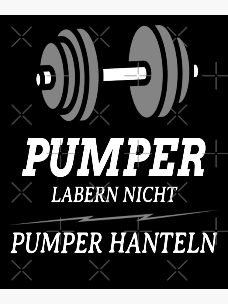 "PUMPER DON'T PUMPER DUMBBELLS" Photographic Print by phys Redbubble