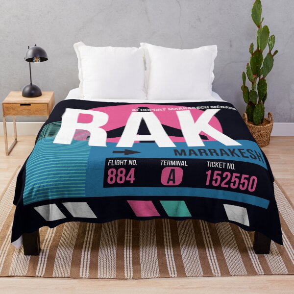 Item preview, Marrakesh, Morocco (RAK) Airport Code Baggage Tag designed and sold by SLAG-Creative.
