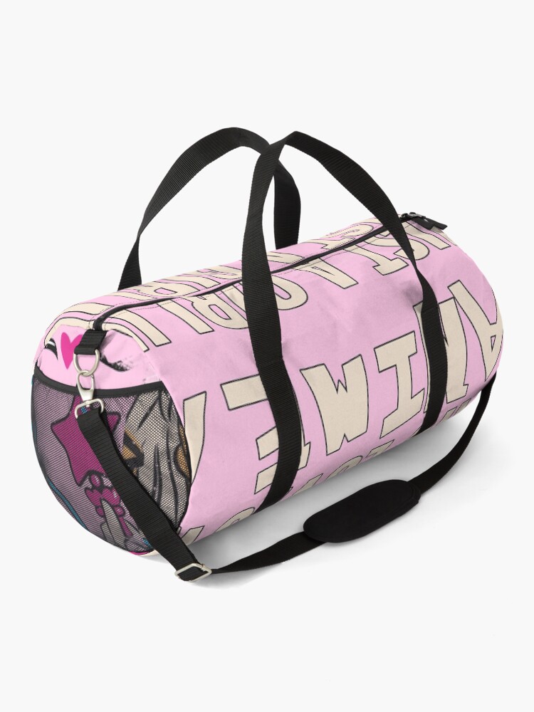 Alternate view of Just a Girl Who loves anime Duffle Bag