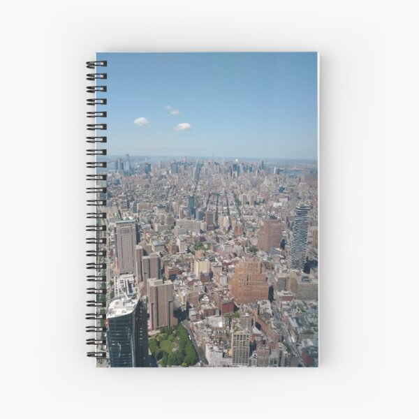 New York City, Manhattan, Brooklyn, New York, streets, buildings, skyscrapers, cars, pedestrians, #NewYorkCity, #Manhattan, #Brooklyn, #NewYork, #streets, #buildings, #skyscrapers, #cars, #pedestrians Spiral Notebook