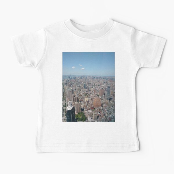 New York City, Manhattan, Brooklyn, New York, streets, buildings, skyscrapers, cars, pedestrians, #NewYorkCity, #Manhattan, #Brooklyn, #NewYork, #streets, #buildings, #skyscrapers, #cars, #pedestrians Baby T-Shirt