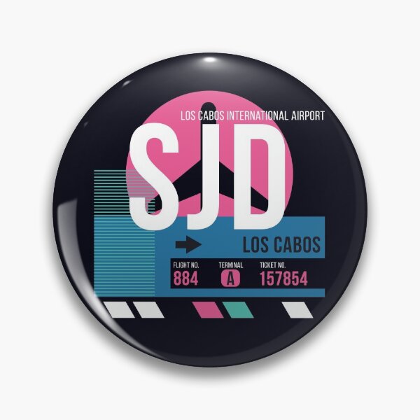 Item preview, Los Cabos, Mexico (SJD) Airport Code Baggage Tag designed and sold by SLAG-Creative.