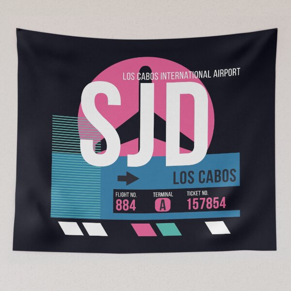 Item preview, Los Cabos, Mexico (SJD) Airport Code Baggage Tag designed and sold by SLAG-Creative.