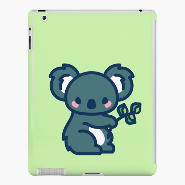 Les amis de Diploo - Le joli bébé koala - thé vert Coque rigide iPad