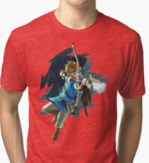 Camiseta de tejido mixto Zelda Breath of the Wild Enlace de Archer
