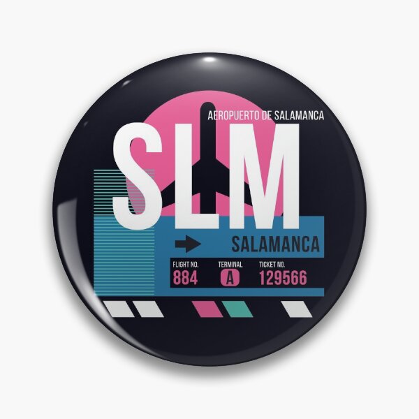 Item preview, Salamanca, Spain (SLM) Airport Code Baggage Tag designed and sold by SLAG-Creative.