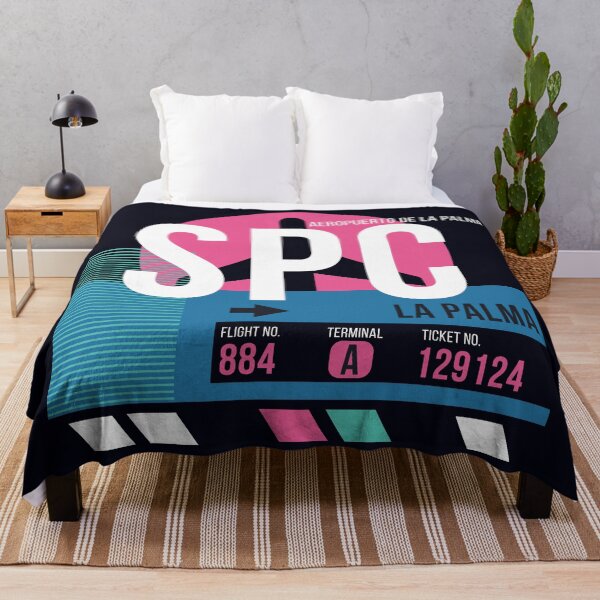 Item preview, La Palma Tenerife, Spain (SPC) Airport Code Baggage Tag designed and sold by SLAG-Creative.