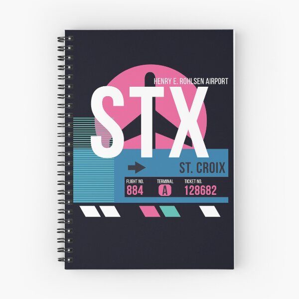 Item preview, St. Croix, US Virgin Islands (STX) Airport Code Baggage Tag designed and sold by SLAG-Creative.