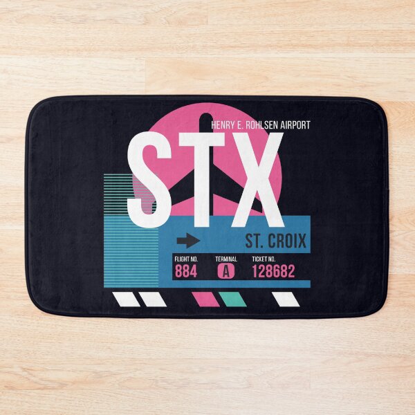Item preview, St. Croix, US Virgin Islands (STX) Airport Code Baggage Tag designed and sold by SLAG-Creative.