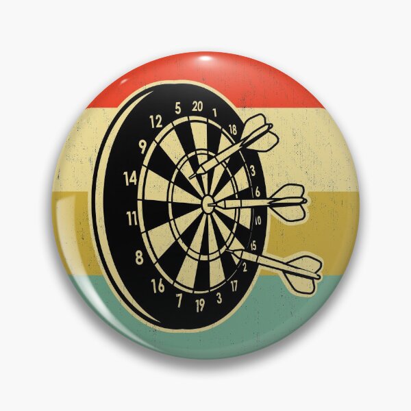 Item preview, Darts Players Bullseye Target Vintage Retro designed and sold by CuteDesigns1.