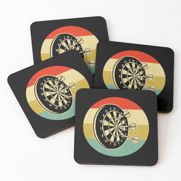 Item preview, Darts Players Bullseye Target Vintage Retro designed and sold by CuteDesigns1.