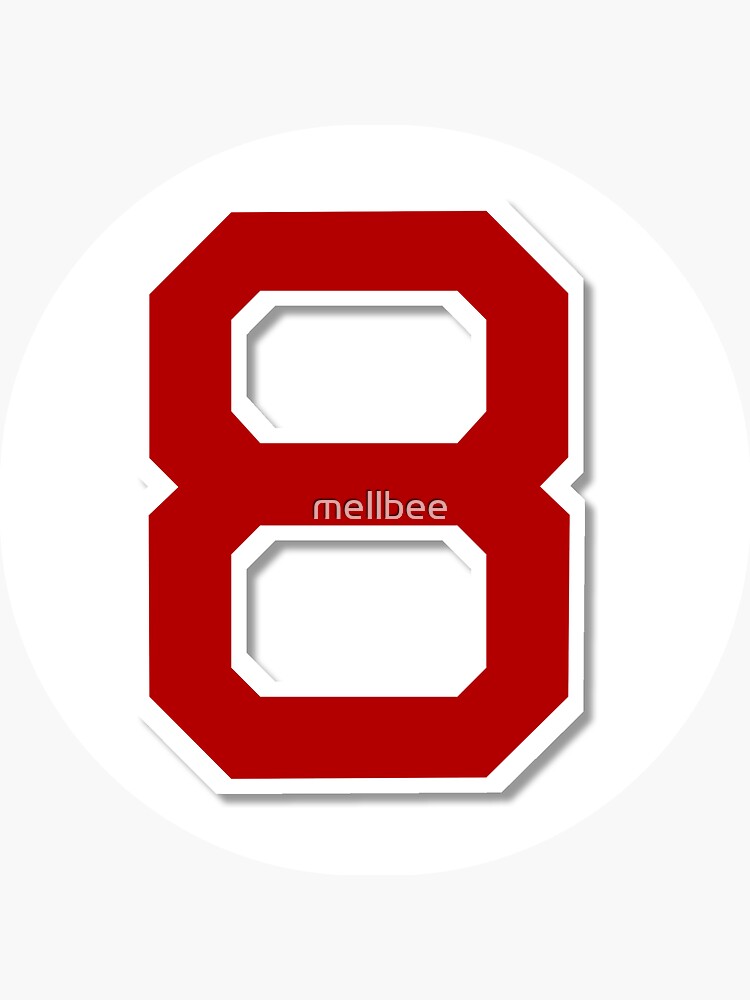 JD Martinez #28 Jersey Number Sticker for Sale by StickBall