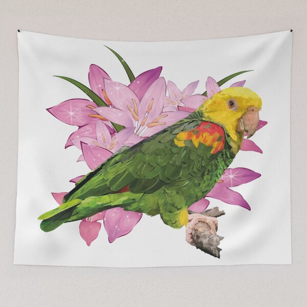 Item preview,  yellow-headed parrot designed and sold by obscurite.