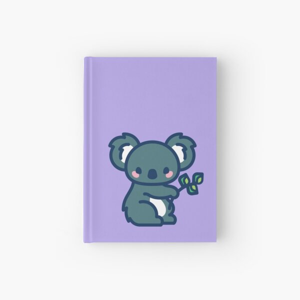 Les amis de Diploo - Le joli bébé koala - bleu violet Carnet cartonné