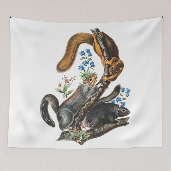 Item preview, spring flowers squirrels designed and sold by Astralia.