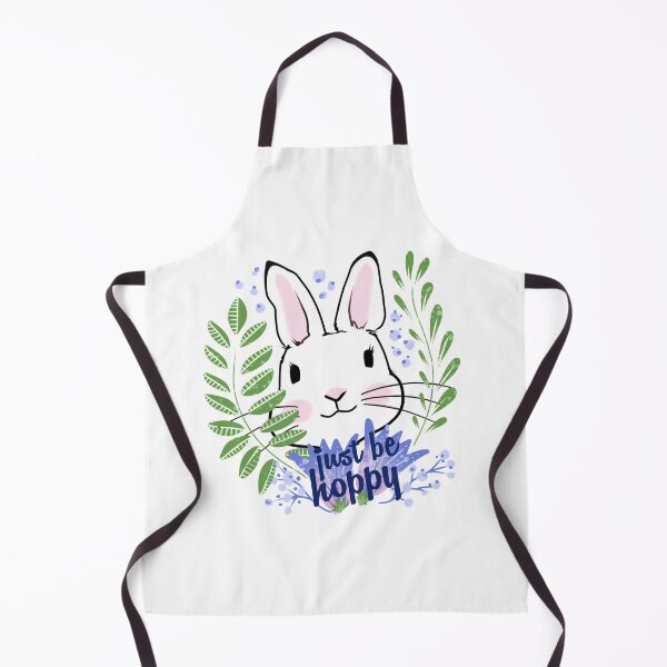 Item preview, Just Be Hoppy Bunny With Tulips Spring Rabbit designed and sold by DesignChaser.